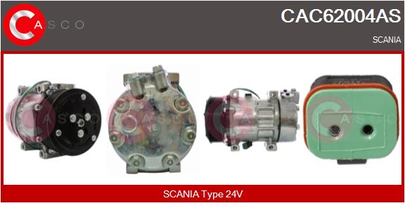 Compresor, climatizare CAC62004AS CASCO