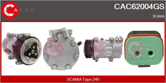 Compresor, climatizare CAC62004GS CASCO