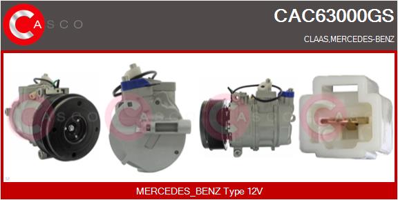Compresor, climatizare CAC63000GS CASCO