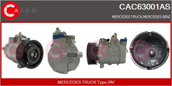 Compresor, climatizare CAC63001AS CASCO
