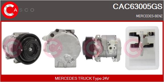 Compresor, climatizare CAC63005GS CASCO