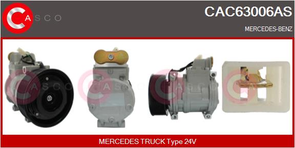 Compresor, climatizare CAC63006AS CASCO