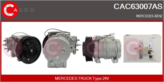 Compresor, climatizare CAC63007AS CASCO