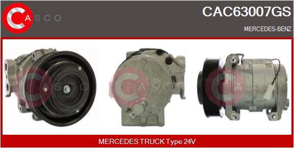 Compresor, climatizare CAC63007GS CASCO