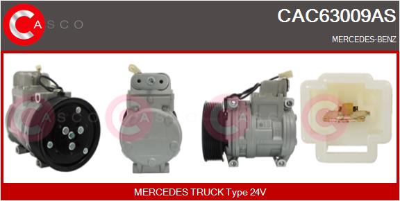 Compresor, climatizare CAC63009AS CASCO