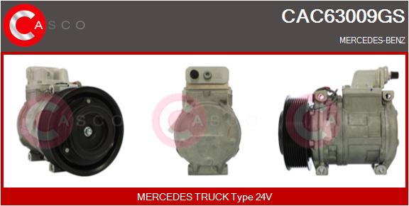 Compresor, climatizare CAC63009GS CASCO