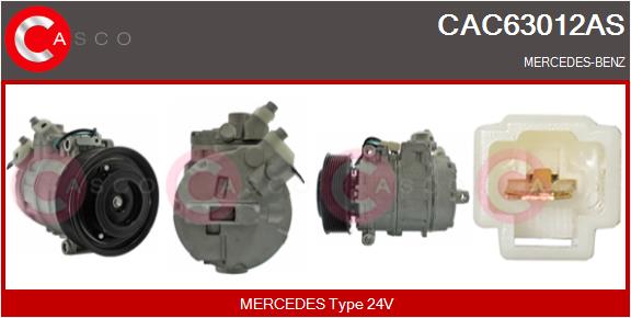 Compresor, climatizare CAC63012AS CASCO