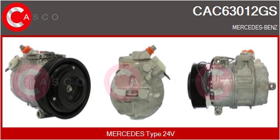 Compresor, climatizare CAC63012GS CASCO