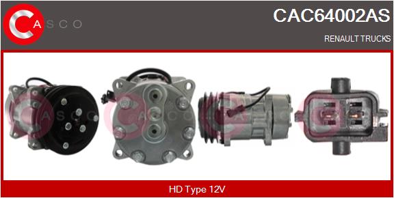 Compresor, climatizare CAC64002AS CASCO