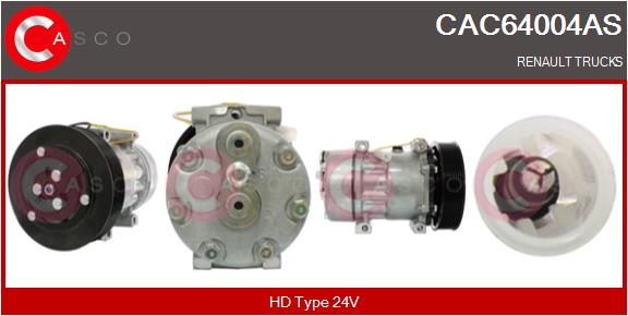 Compresor, climatizare CAC64004AS CASCO
