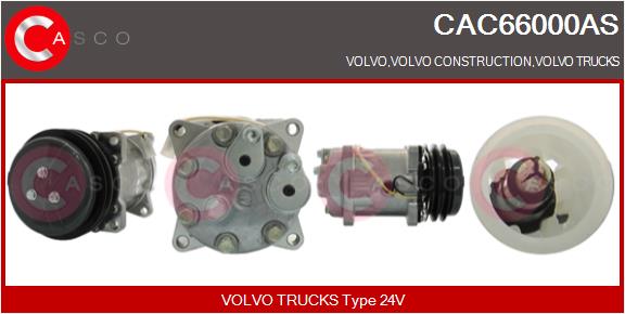 Compresor, climatizare CAC66000AS CASCO