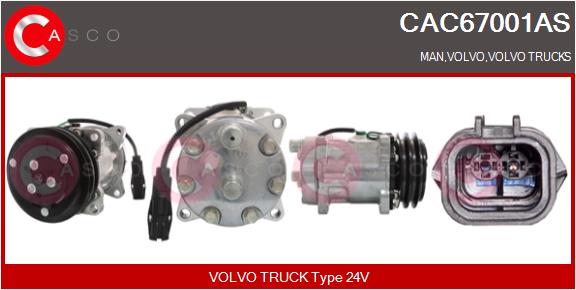 Compresor, climatizare CAC67001AS CASCO