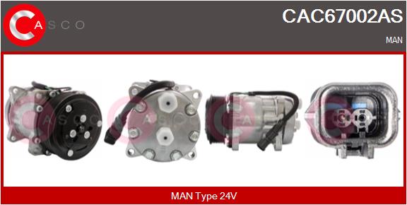 Compresor, climatizare CAC67002AS CASCO