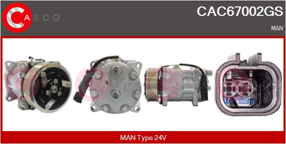 Compresor, climatizare CAC67002GS CASCO