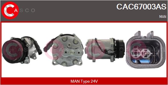 Compresor, climatizare CAC67003AS CASCO