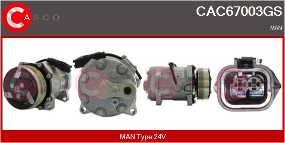 Compresor, climatizare CAC67003GS CASCO