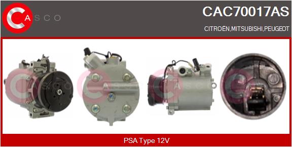 Compresor, climatizare CAC70017AS CASCO