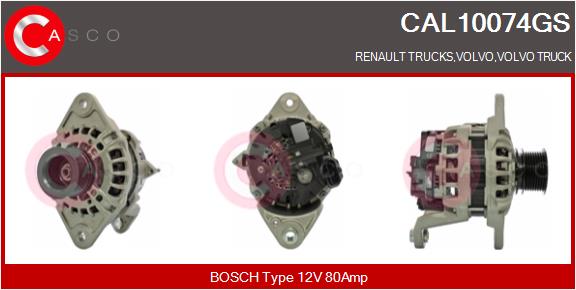 Generator / Alternator CAL10074GS CASCO