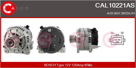 Generator / Alternator CAL10221AS CASCO