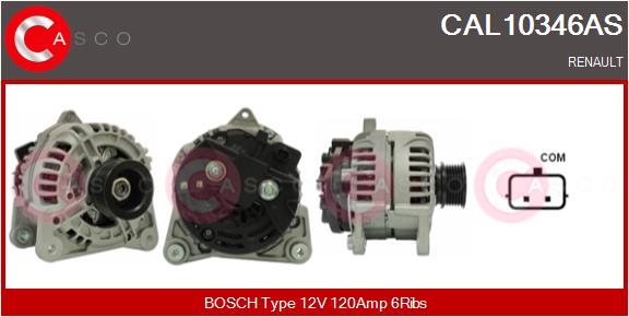 Generator / Alternator CAL10346AS CASCO