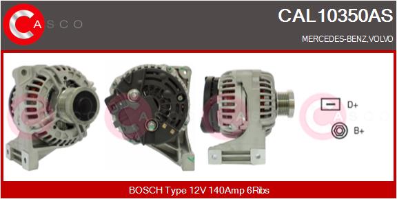 Generator / Alternator CAL10350AS CASCO