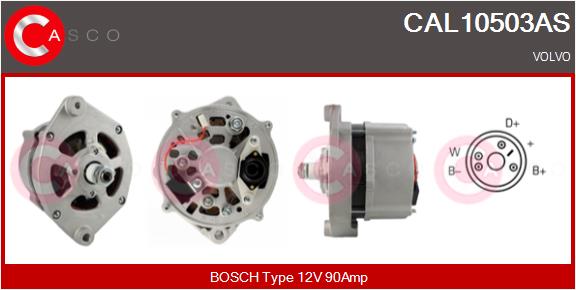 Generator / Alternator CAL10503AS CASCO