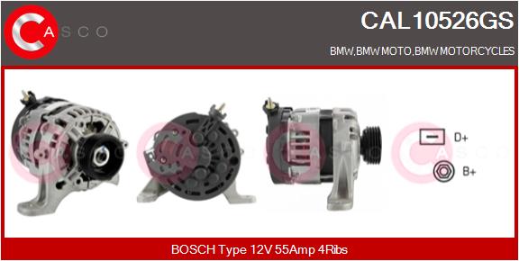 Generator / Alternator CAL10526GS CASCO