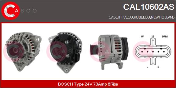 Generator / Alternator CAL10602AS CASCO