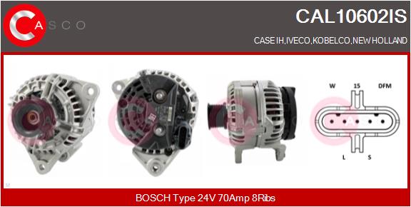 Generator / Alternator CAL10602IS CASCO