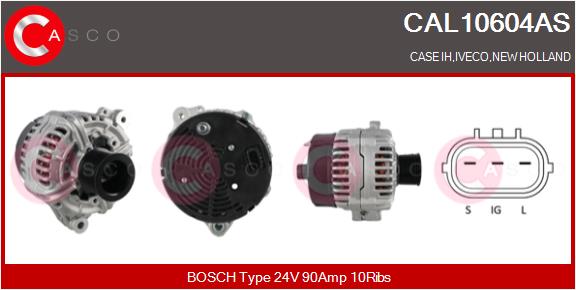 Generator / Alternator CAL10604AS CASCO