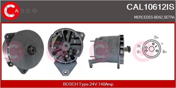 Generator / Alternator CAL10612IS CASCO