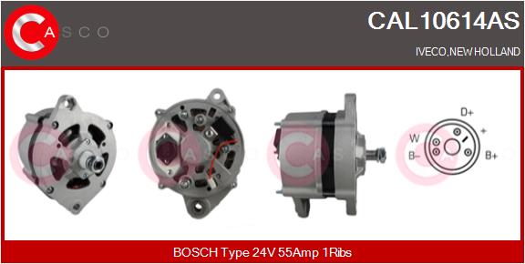 Generator / Alternator CAL10614AS CASCO