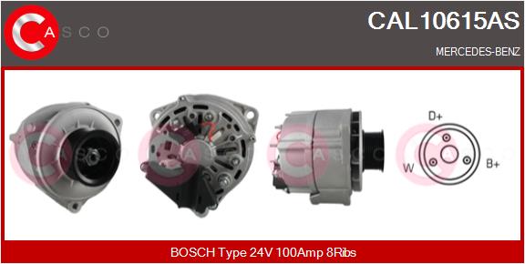 Generator / Alternator CAL10615AS CASCO