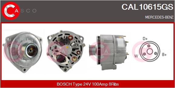 Generator / Alternator CAL10615GS CASCO