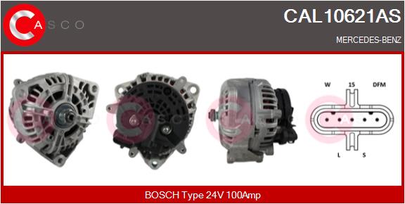 Generator / Alternator CAL10621AS CASCO
