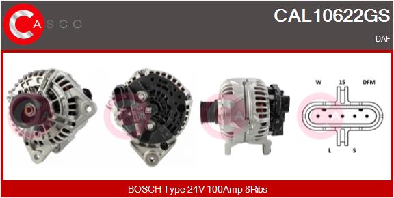 Generator / Alternator CAL10622GS CASCO