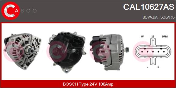 Generator / Alternator CAL10627AS CASCO
