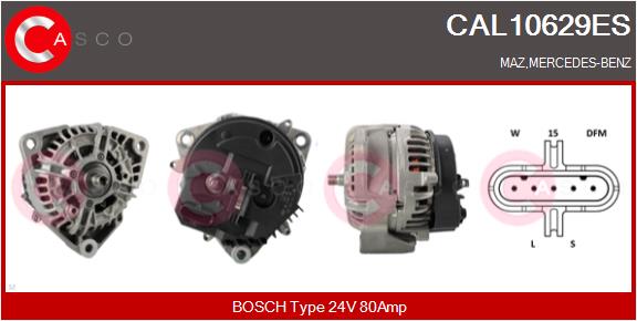 Generator / Alternator CAL10629ES CASCO