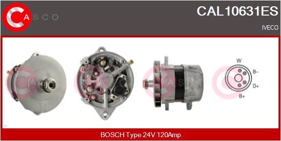 Generator / Alternator CAL10631ES CASCO