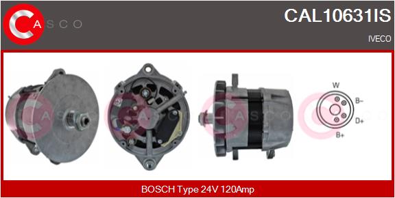 Generator / Alternator CAL10631IS CASCO