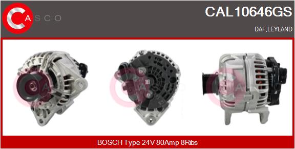 Generator / Alternator CAL10646GS CASCO
