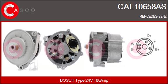 Generator / Alternator CAL10658AS CASCO