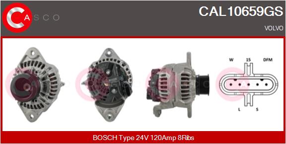 Generator / Alternator CAL10659GS CASCO