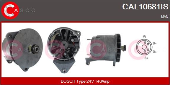Generator / Alternator CAL10681IS CASCO
