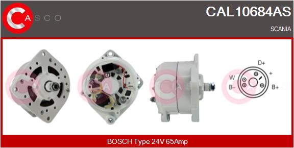 Generator / Alternator CAL10684AS CASCO