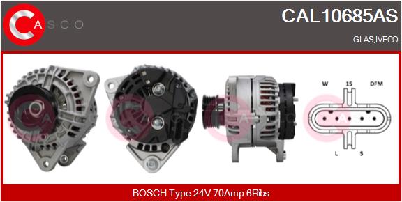 Generator / Alternator CAL10685AS CASCO