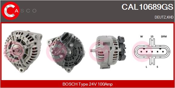 Generator / Alternator CAL10689GS CASCO