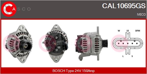 Generator / Alternator CAL10695GS CASCO