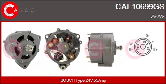 Generator / Alternator CAL10699GS CASCO