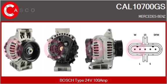 Generator / Alternator CAL10700GS CASCO